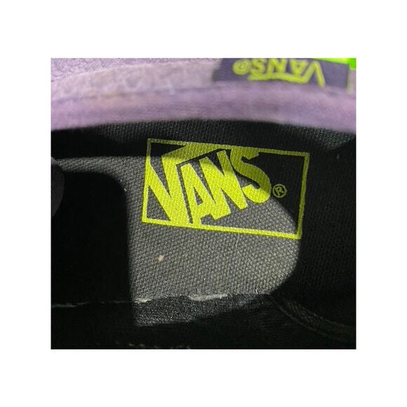 VANS Unisex Purple Faux Suede Textured Platform Creeper Sneakers SZ M5/W6.5 - Picture 7 of 7